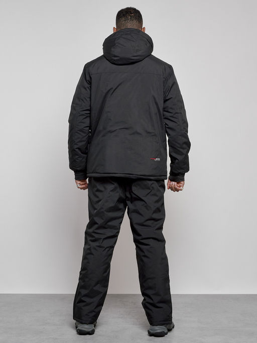 Горнолыжный костюм мужской зимний черного цвета 6306Ch - Leifensh фото 4