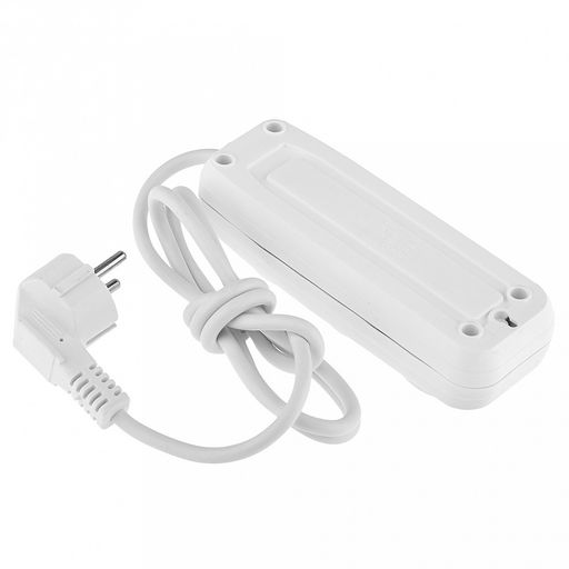 Удлинитель сетевой 1,5м, 3 гнезда, с заземлением (Россия)