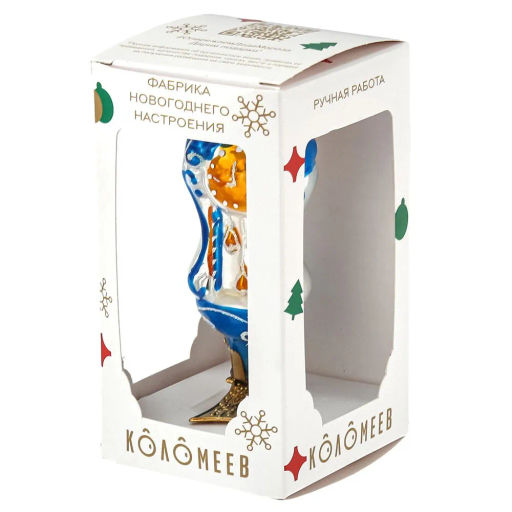 Елочное украшение Часы на прищепке ПФ-361 - Коломеев фото 2