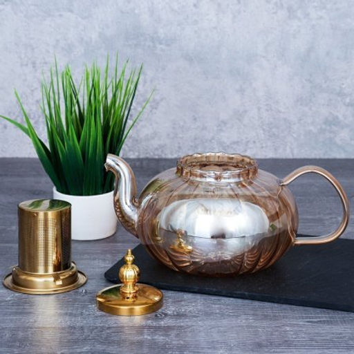 Чайник заварочный 1200 мл рифленый тонированный / LCTP5542 /уп 48/ - Галеонтрейд фото 6