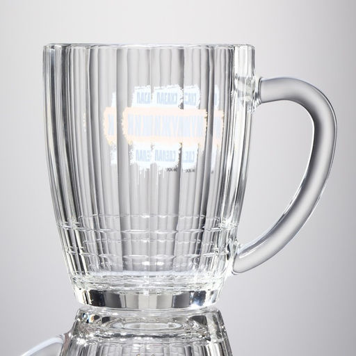 Кружка стеклянная пивная Мужик, 500 мл