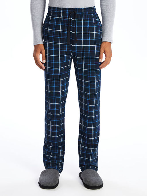 Standart Kal?p Ekose Erkek Pijama Alt