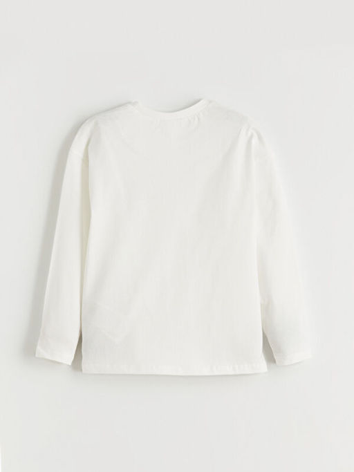 Dinozor Bask?l? Erkek ?ocuk Sweatshirt