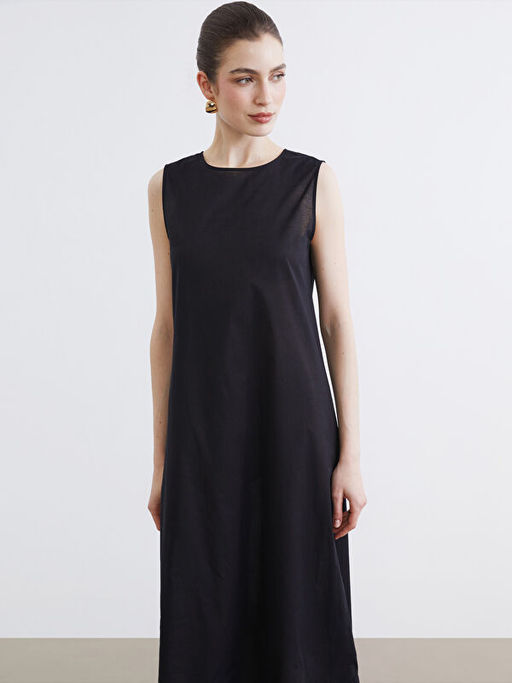 Bisiklet Yaka A Kesim Elbise Astar?