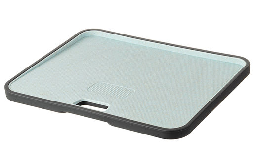 Разделочная доска 34*28*1,7 см, прямоугольная с бортиком, мятная - Elan gallery фото 11