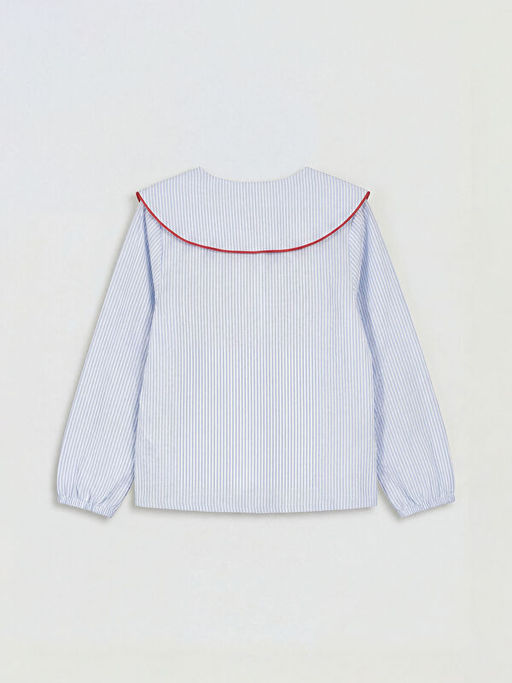 Bebe Yaka Nak??l? K?z ?ocuk G?mlek