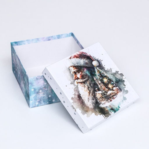 Коробка квадратная Дед Мороз , 19 19 10 см - Simaland фото 8