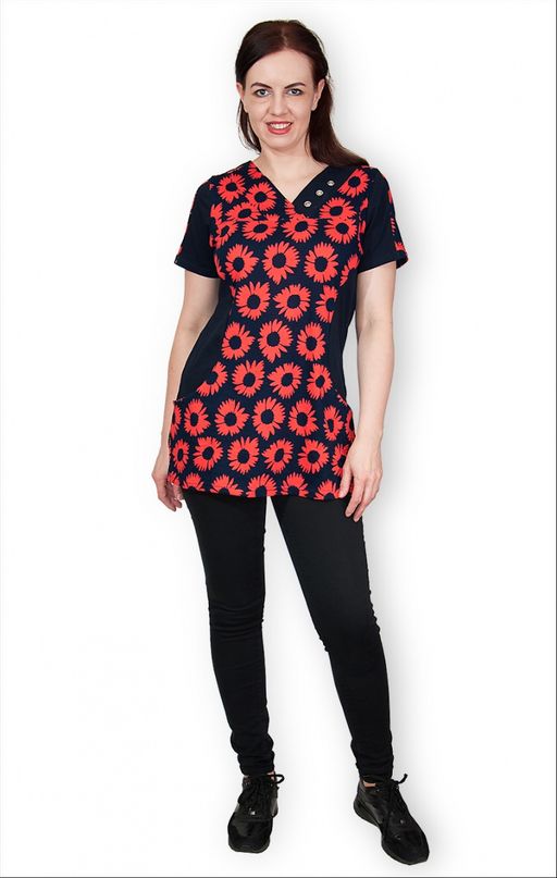 Туника трикотажная с карманами (257-5)