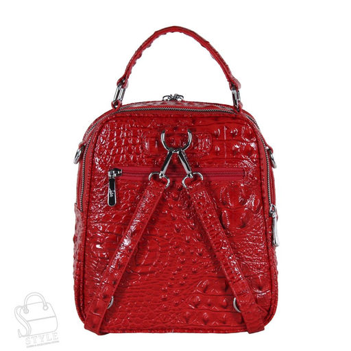 Рюкзак женский 69123-1 red Velina Fabbiano-Safenta/50