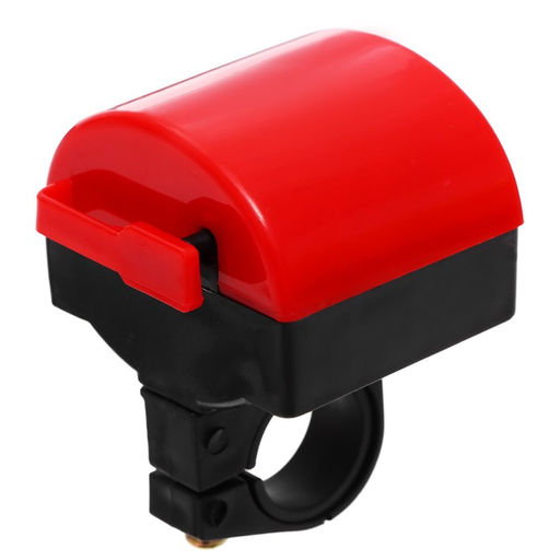 Звонок велосипедный GRAFFITI, цвет красный  фото 4