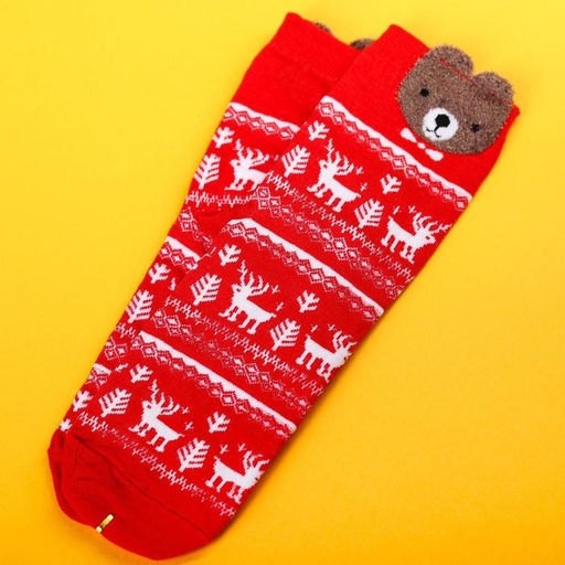 Подарочный набор Тепла и уюта в новом году : конфеты 120 г., носки размер: 3542 - Фабрика счастья фото 4