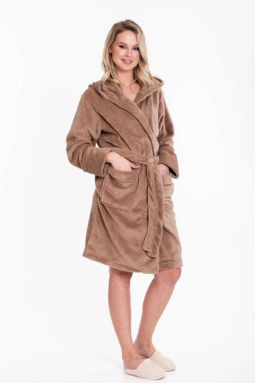 Халат М324277а коричневый - Елена фото 3