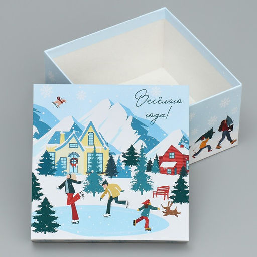 Набор подарочных коробк 6 в 1 С Новым годом, 10 10 6 20 20 11 см - Дарите счастье фото 11