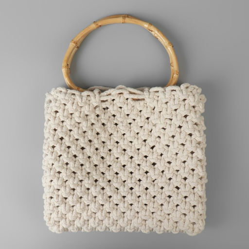 Ручки для сумки, 2 шт., бамбук, 17×12 см, толщина 0.8 см