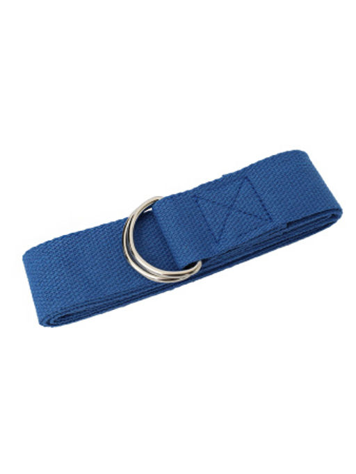 Ремень для йоги и стретчинга 183X3.8 / Синий / YB183-BB / уп 50 шт - Галеонтрейд фото 5