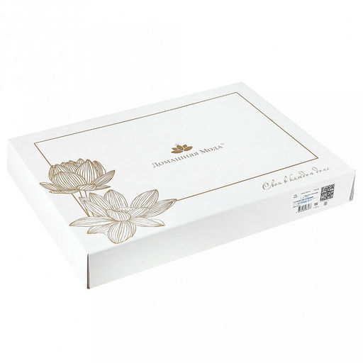 Постельное белье, комплект 2-х спальный Чайная роза, 4 предмета: пододеяльник на пуговицах 175х215см, евро-простыня 220х240см, 2 наволочки 70х70см с клапаном-запахом, сатин 135г/м2, хлопок 100%, упаковка подарочная коробка, вставка ПВХ 50х36,5х7с - Домашняя Мода фото 5