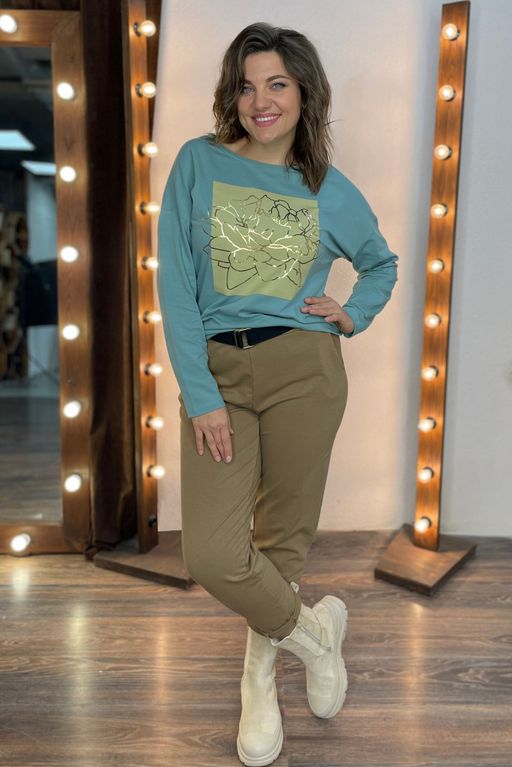 Джемпер Rumoda 2097 мята  фото 6