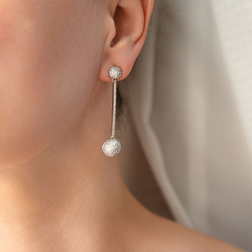 Серьги Арт. 3V-8331-W - MyGemma фото 2