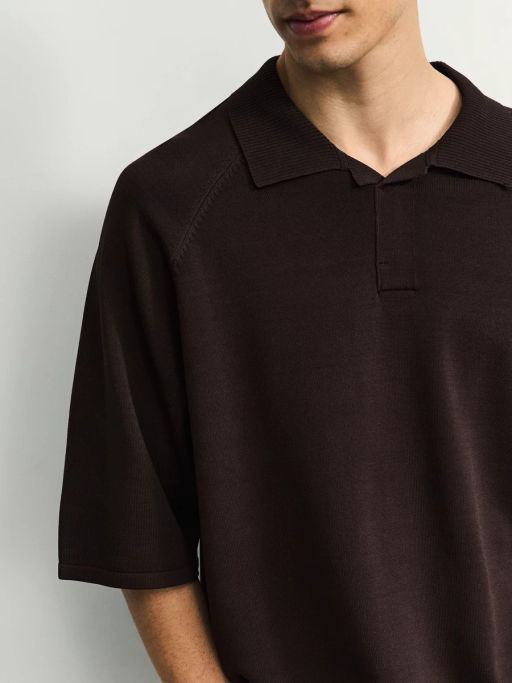 Джемпер поло relax fit / Zarina  фото 3