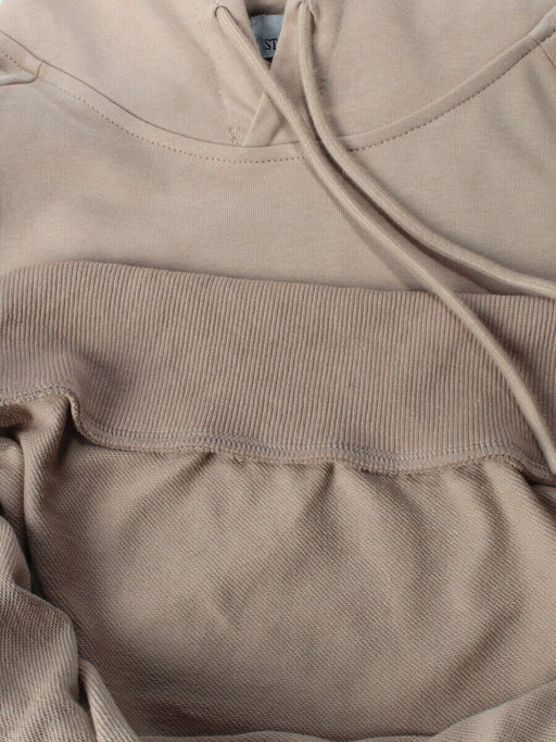 E102 BEIGE Костюм спортивный женский (хлопок 90%, полиэстер 10%)