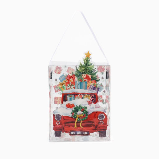 Коробка подарочная новогодняя складная пластиковая Счастья в Новом году, 12?15?12 см