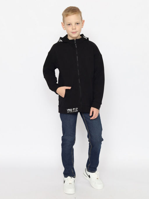 CRB wear/CSJB 63751-22-393 Толстовка для мальчика,черный/Ex.Cherubino  фото 5