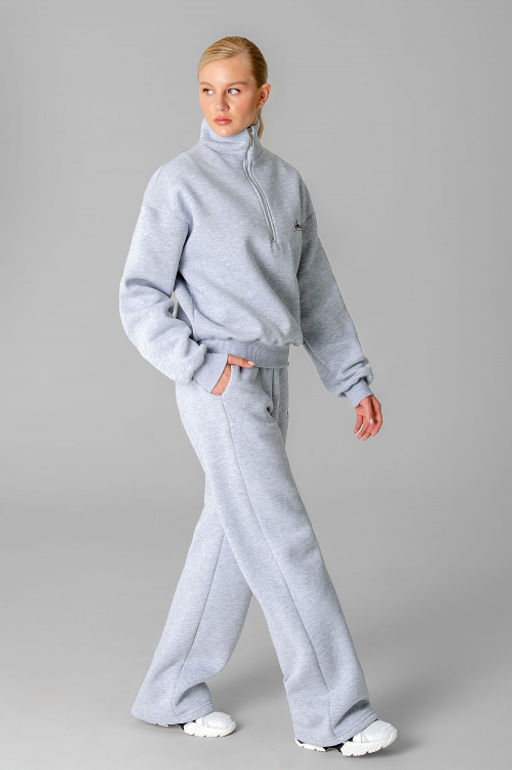 Арт. 2915 Костюм с начесом женский 44-52 (5 шт) Цвет:серый