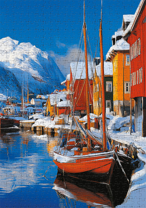 ФРЕЯ Пазл 1000 элемент. PZL-1000/93 Красочная Норвегия