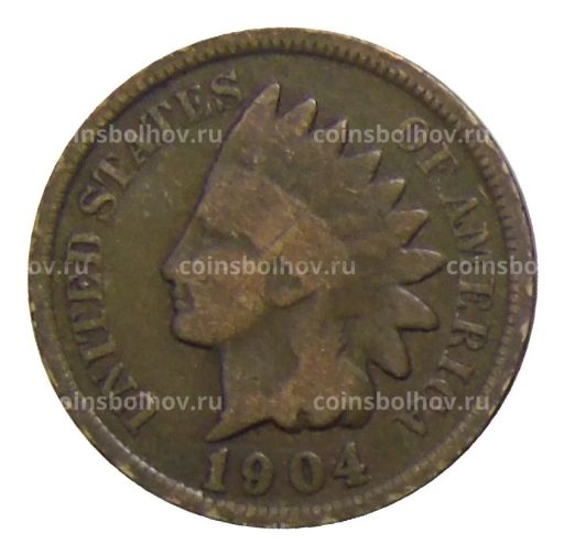 1 цент 1904 года США