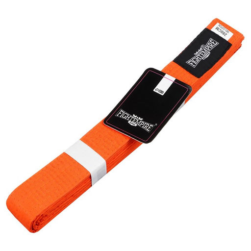 Пояс для кимоно FIGHT EMPIRE, длина 2,8 м, цвет оранжевый  фото 4