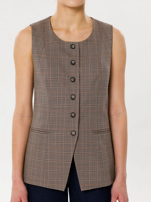 Жилет в клетку - Stilla фото 6