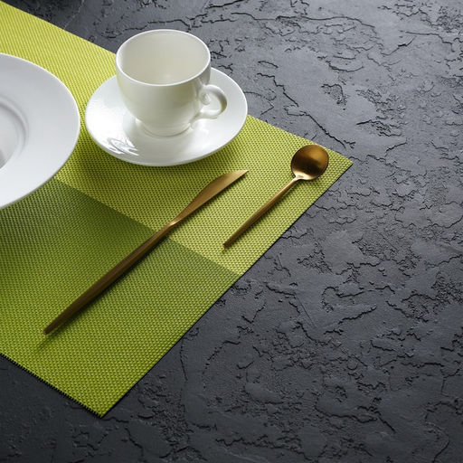 Цена за 12 шт. Салфетка сервировочная на стол Настроение, 4530 см, цвет зелёный - Simaland фото 5