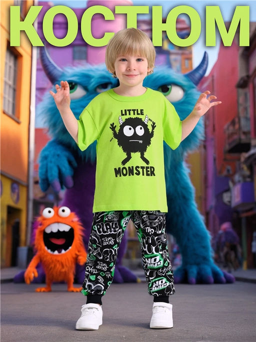 футболка+брюки 2ПФБ5759001н - Апрель фото 4