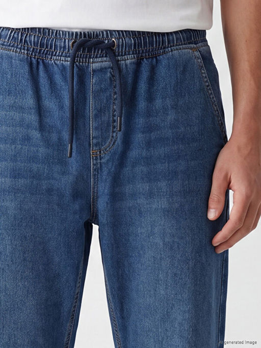 Baggy Fit Erkek Jean Pantolon