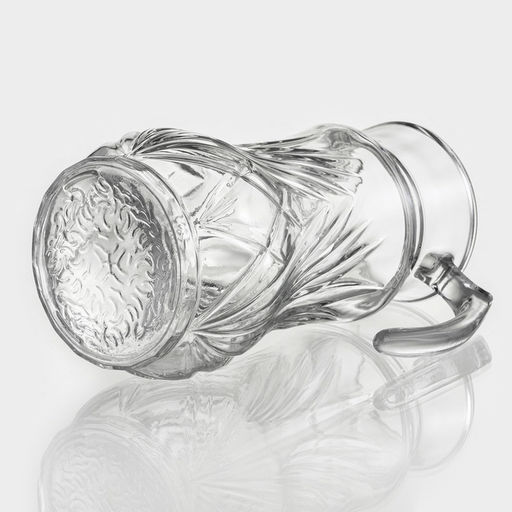 Кувшин «Лия», 1.6 л, 17×12.5×25.5 см, стекло, прозрачный