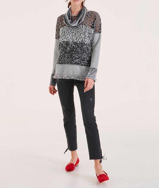 Толстовка, серая - Heine фото 4