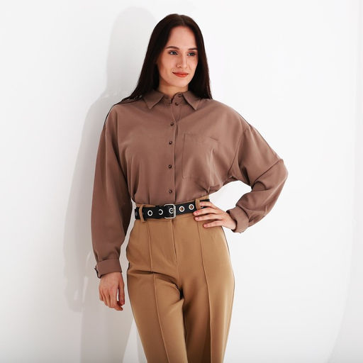 Ремень женский, ширина 3.5 см, винт, пряжка металл, люверсы, цвет чёрный - Simaland фото 3