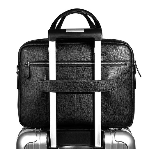 Сумка мужская, кожа, MIRONPAN 98801 Черный фото 5