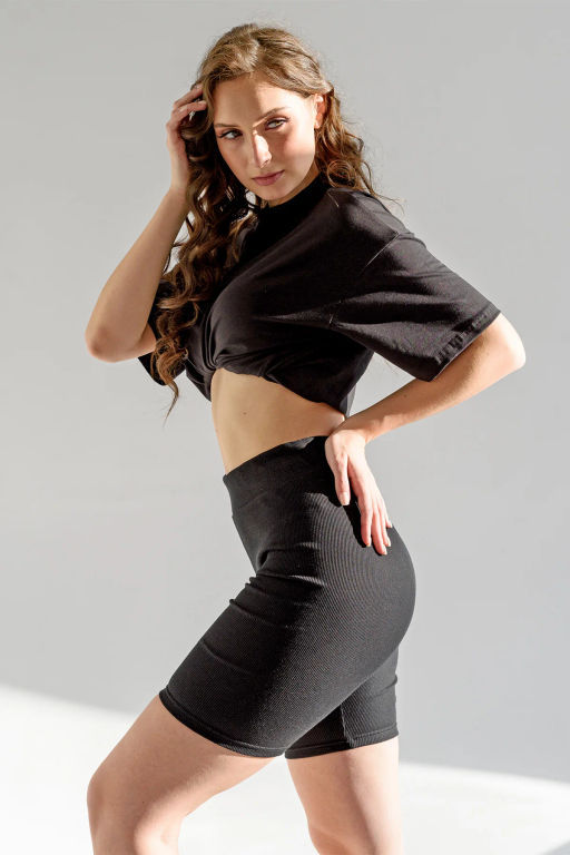 Велосипедки рубчик Кашкорсе 95% хлопок 5% лайкра - Оптима фото 49