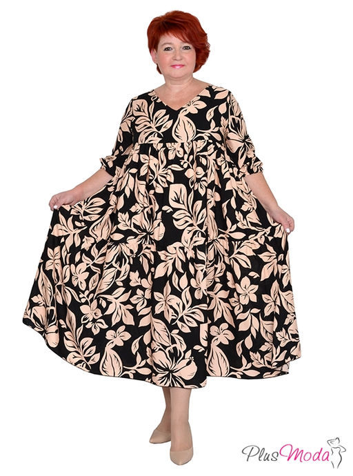 Платье Модель №1530 размеры 44-84 - Plusmoda фото 3