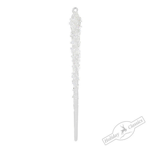 Сосулька "Льдинки" (стекло) 2х2х19 см