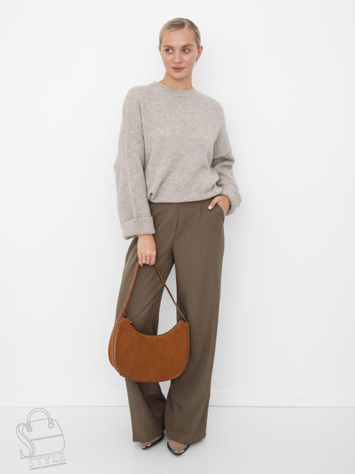 Сумка женская кожаная 8533VGF brown Vitelli Grassi