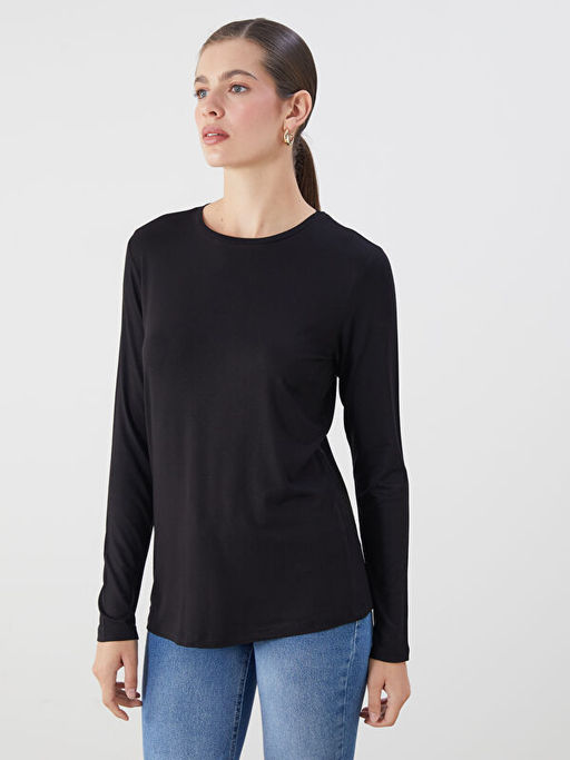 Bisiklet Yaka Kad?n Ti??rt