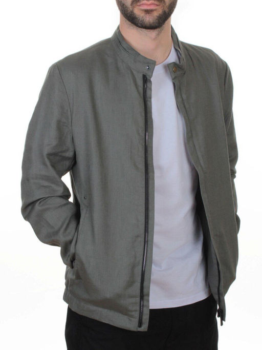 5886 GREY/GREEN Ветровка мужская DSG DONG (100% лён) - Fashion фото 6