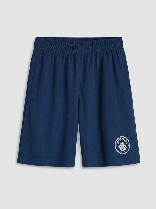 Regular Fit Manchester City Bask?l? Erkek Spor ?ort - Waikiki фото 2