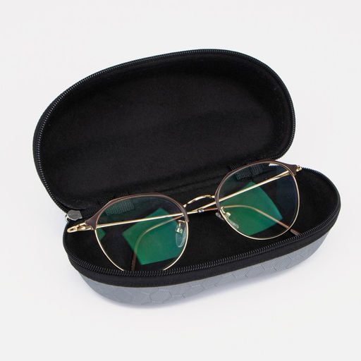 Футляр для очков на молнии, 16 8 4 см, цвет серый - Simaland фото 4