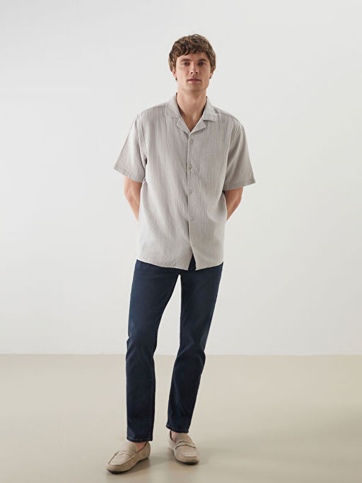 Standart Fit K?sa Kollu Erkek G?mlek