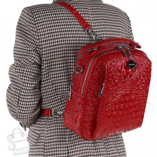 Рюкзак женский 69123-1 red Velina Fabbiano-Safenta/50 в Новосибирске