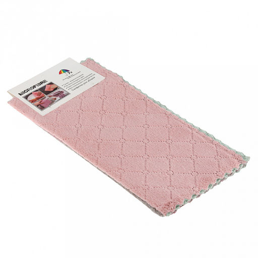 Салфетка для уборки 30х30см "Хозяйка", микрофибра, набор 3шт (Китай)