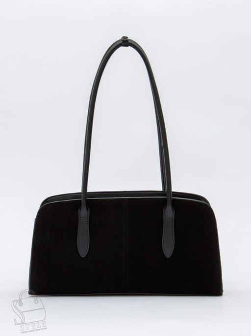 Сумка женская кожаная 8008-1SMS black Velina Fabbiano-Safenta